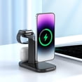 thumbnail image 2 of YCYHDS Three In One Wireless Charger 15W Fast Charging Powerful Magnet Adsorption Foldable Desktop Wireless Charging Clearance Sales Today Deals Prime, 2 of 9