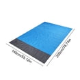 thumbnail image 3 of Miogawg Solid Color Waterproof Picnic Mat Portable Foldable Outdoor Camping Beach Mat Waterproof Polyester Picnic Blanket, 3 of 6
