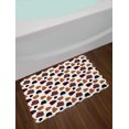 thumbnail image 2 of Cow Print Bath Mat, Cow Skin Animal Abstract Spots Milk Dalmatian Barnyard Camouflage Dots, Non-Slip Plush Mat Bathroom Kitchen Laundry Room Decor, 29.5 X 17.5 Inches, White Brown Black, Ambesonne, 2 of 2