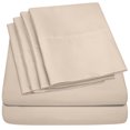 thumbnail image 2 of Luxury 6 Piece Bed Sheet Set Deep Pocket Egyptian Soft 1500 Thread Count Bedding, 2 of 3