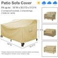 thumbnail image 3 of Patio Furniture Covers,Outdoor Furniture Cover Waterproof,Patio Furniture Set Covers for 4 Piece Outdoor Conversation Set,Patio Covers Set X-Large (Beige), 3 of 17