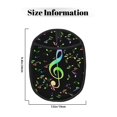 thumbnail image 3 of Pofeuu Music Notes Print Silicone Pot Mat Mitten With Hanging Loop Heat Resistant Oven Mitts Non-Slip Bbq Baking Smoking Potholders, 3 of 7
