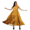 thumbnail image 3 of Moomaya Robe Chemise Longue Femmes Imprimée Sans Manches Robe d'Été Chemise à Boutons, 3 of 4