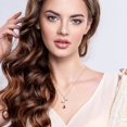 thumbnail image 5 of Gold Rose Pendant Necklace for Women - Aesthetic, Preppy Jewelry for Teenage Girls and Women - Thin Gold Necklace for Women - Gold Necklace, 5 of 5