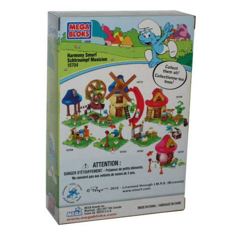 The Smurfs Harmony Smurf Set Mega Bloks 10704 - Walmart.com