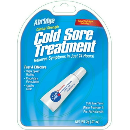 Abridge Cold Sore Treatment 0.07 oz (Best Treatment For Saddle Sores From Cycling)