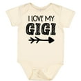 thumbnail image 3 of Inktastic I Love My Gigi with Arrow Boys or Girls Baby Bodysuit, 3 of 5