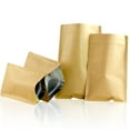 thumbnail image 3 of BEADCEST 100Pcs Kraft Food Packaging Bag for Nuts Packaging Khaki 4.3x3.1in, 3 of 5