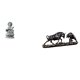 thumbnail image 1 of Estatua de Guan Yin,Estatua de Guan Yin para decoración del hogar.,Estatua de escritorio,Figura decorativa de pelea de toros y osos,Colecciones de esculturas de toros,artesanía de, 1 of 8