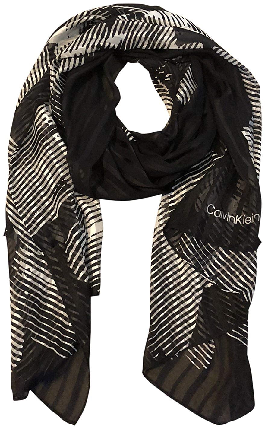 calvin klein lightweight metallic evening wrap