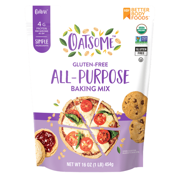 Oatsome Organic & Gluten Free All Purpose Baking Mix, 16oz