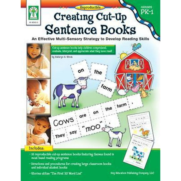 Pre-Owned Creating Cut-Up Sentence Books, Grades PK - 1: An Effective Multi-Sensory Strategy to Develop Reading Skills (Paperback) 1933052139 9781933052137