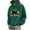 Dark Green, variant on LUOGENLI Hoodies for Men Pack Heavyweight Pullover Hooded Sweatshirt with Front Pocket and Adjustable Drawstring for Casual Comfort Hoodies for Men Carhartt White Purple Size XL