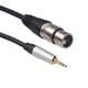 thumbnail image 5 of Cable de audio Cateissary de 3,5 mm a XLR hembra para micrófonos y Altavoces negro 30 * 2 * 2 cm, 5 of 6