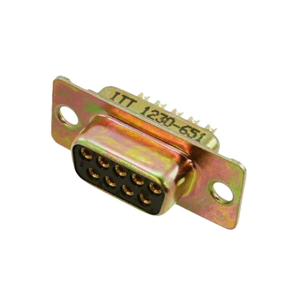DE19808-1 9 Position D-Sub Receptacle, Female Sockets Connector DEMM9S