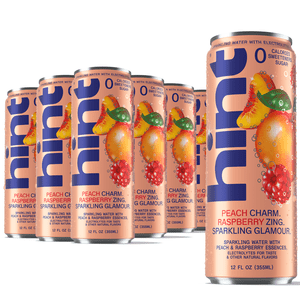 Hint Sparkling Water, Peach Raspberry, 12 fl oz, 12 Pack