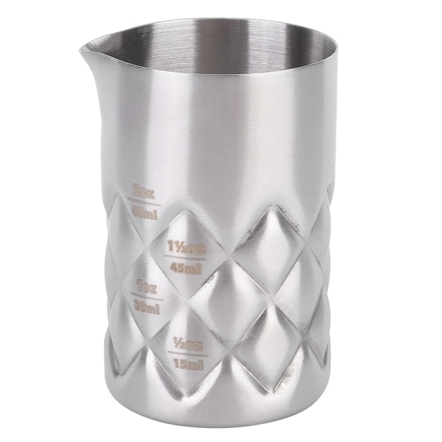 Báscula medidora de acero inoxidable para café, leche, cerveza, cóctel, vino, 50 ml