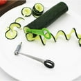 thumbnail image 6 of 2025 New Piranha Spiral Cutter, Stainless Steel Spiral Cutter for Veggies,Kitchen Spirals Cutters Gadgets Vegetable Spiralizer for Cucumber, Potato, Carrots (2pcs), 6 of 7