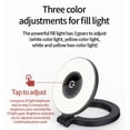 thumbnail image 6 of Magnetic Selfie Ring Light Smartphone Magnetic Fill Light Mini Pocket Selfie Light for iPhone for Xiaomi HUAWEI for Samsung 2500K-9000K (Magnetic Light), 6 of 7
