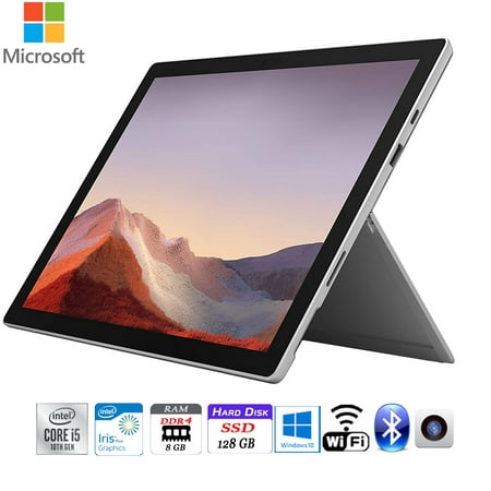 Restored Microsoft VDV00001 Surface Pro 7 12.3" Touch Intel i51035G4, Platinum (Refurbished)
