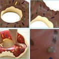 thumbnail image 4 of Doughnut Pool Float Inflatables Donut Pool Ring Donut Swimming Ring for Beach Pool, 4 of 5