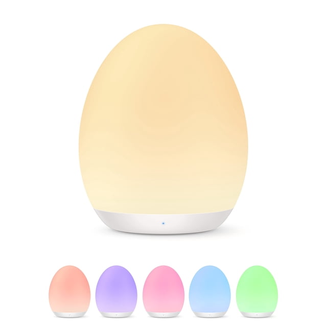 Lámpara nocturna JolyWell Baby Egg, 7 colores, atenuación continua