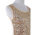 thumbnail image 6 of Anna-Kaci Womens Sparkle & Shine Glitter Sequin Embellished Sleeveless Round Neck Tank Top, 6 of 8