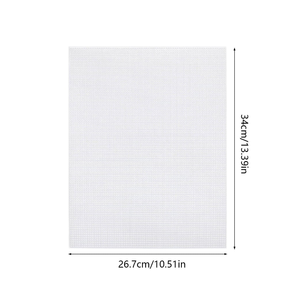 Zeiwohndc Professional Plastic Canvas Sheets Smooth Outside Needlepoint Base Pad