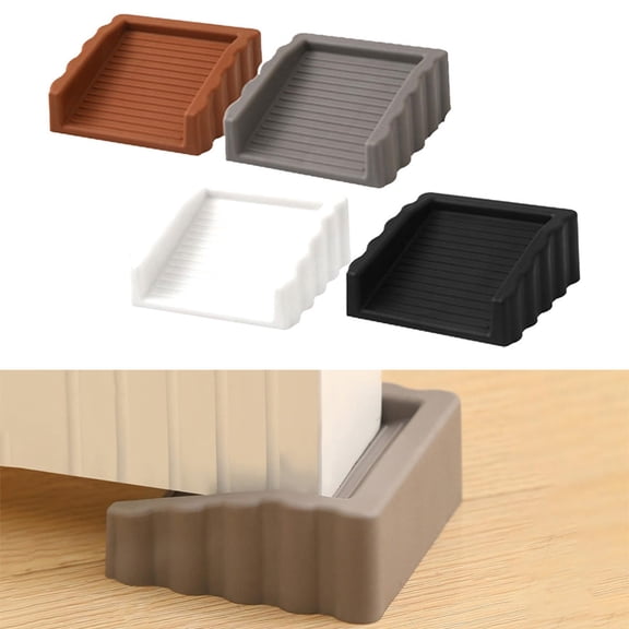 8Pack Door Stoppers Doorstop  Rubber Door Stoppers Wedge  Doors Stops for Door  Rubber Door Stopper Wedge  4 Colors Door Stop