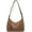 Brown, variant on Slouchy Suede Shoulder Bag for Women Large Soft Totes Working Purse Handbag Dumpling Crossbody Satchel with Zipper