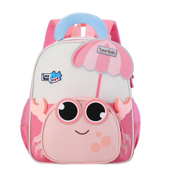 Kcolen Cute Preppy Y2K School Backpack, Lightweight Adjustable Travel Daypack Bookbag, Cute Back To School Backpack With Multi-Pockets,Pink