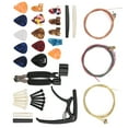thumbnail image 3 of Accesorios para cambiar cuerdas de guitarra, 36PCS/Set Kit de herramientas para cambiar cuerdas de guitarra Kit de cambio de cuerdas de guitarra Durabilidad extendida Jadeshay A, 3 of 8