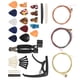 thumbnail image 2 of 36 unids/set cuerdas de guitarra accesorios cambiantes incluyendo Capo Winder cortador pulgar Pick Nut Bridge, 2 of 8