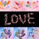 thumbnail image 2 of Calcomanía holográfica de lentejuelas huecas para decoración de uñas, 12 colores, con forma de corazón, para San Valentín, 2 of 5