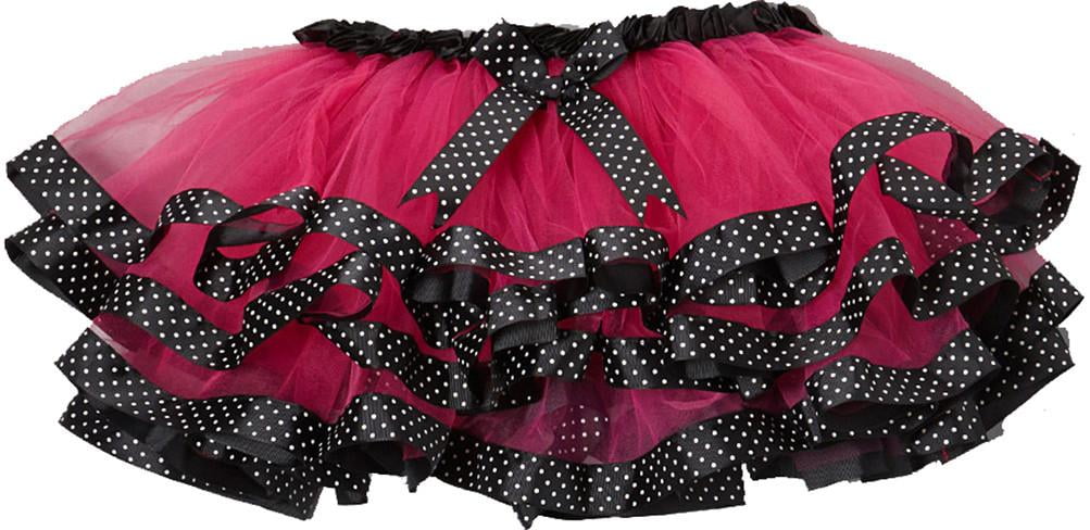 wenchoice Red /& Black Polka Dot Tutu Girls