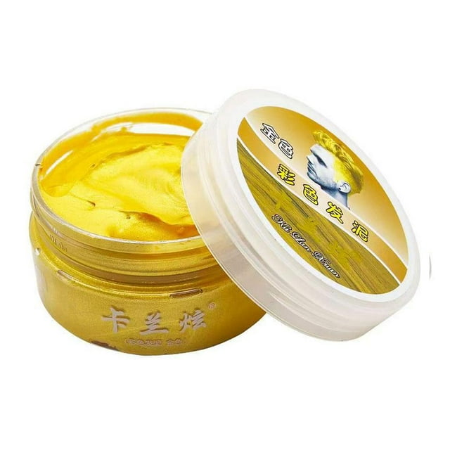 100g Hair Color Wax Unisex DIY Mud Dye Cream Temporary Modeling 9 Colors