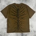 thumbnail image 3 of Camisetas con estampado gráfico gótico Ghoul Y2k, ropa urbana de manga corta de moda punk retro de algodón lavado de alta calidad, ropa de cuello redondo para hombres, 3 of 5