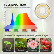 SANSI 12W Pot Clip LED Dimmable Indoor Grow Lights, Natural Daylight