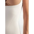 thumbnail image 2 of Open Bust Compression Camisole. Microfiber Shape Wear. For Slimmer Look & After Cosmetic Surgery. Post-Op Garments. Fine Italian Made Quality & Style. (XX-Large White), 2 of 8