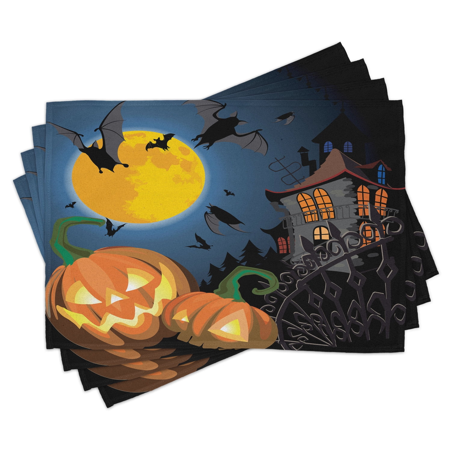 Halloween Decoration Fall Table Placemat.