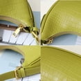 thumbnail image 4 of LinYooLi Sac à Bandoulière pour Femmes Sac en Croissant Lumineux Petit Sac Crocodile avec Sangle Réglable, 4 of 6