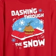 thumbnail image 2 of SpongeBob SquarePants - Dashing Through The Snow - Men's Long Sleeve T-Shirt, 2 of 5