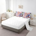 thumbnail image 5 of Manfei Strawberry Blueberries Grapes 7-Piece Bedding Comforter Set for Teens Female,Fresh Nature Fruit King Bedding Sets,Spring Summer Harvest Ultra Soft Bed Sheets,Luxury Bedroom Decor, 5 of 8