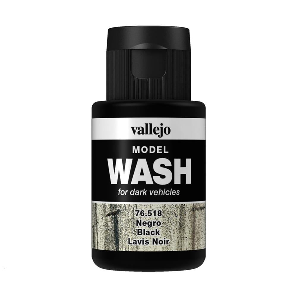 Model Wash Black Paint 35ml Highly Pigmented Acrylic Water Proof
