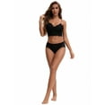 thumbnail image 5 of Unique Bargains Women's Lace Mid-Waisted Full Coverage Briefs XS Black, 5 of 6