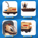 thumbnail image 5 of Tren de Madera Motorizado, Tren de Control Remoto con Conexión Magnética, Trenes Locomotoras Que Funcionan con Baterías para Niños Pequeños, Compatible con Thomas, Brio, Chuggington (Marrón), 5 of 7