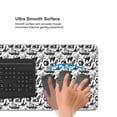 thumbnail image 5 of Hirioo Black White Halloween for Mouse Pad ,Anti-Slip Base, Durable Stitched Edges, Perfect for Gaming, Office, and Home Use,16x35.5in, 5 of 9
