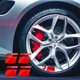 thumbnail image 1 of Pegatinas reflectantes para cubo de rueda de coche de 18 a 21 pulgadas | Paquete de 4 calcomanías de seguridad para llantas, espejos y carrocería | Rojo, azul, amarillo y blanco | Fáciles de aplicar, 1 of 6