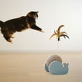 thumbnail image 4 of Juguete rascador para , rascadora de gato de sisal natural, pelota rascadora interactiva para y animales , juguete rascador de Ballena Sunnimix gato rascando pelota, 4 of 8