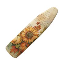 HELLHERO Sunflower Easy Installation 15x54 Ironing Board Cover, Minimalist Style Elastic Edge for Smooth Iron, Ironing Board Cover with Standard Size